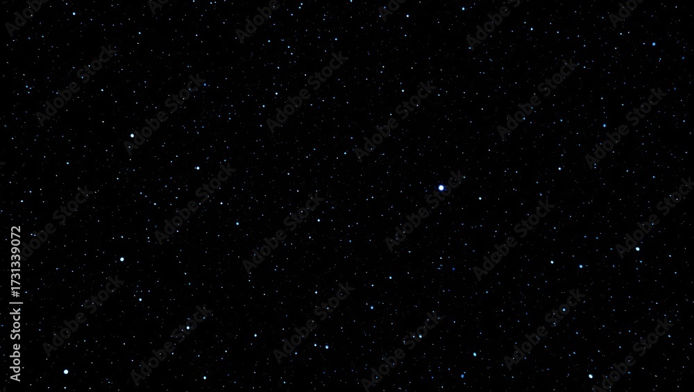 Fototapeta premium Minimal Black Starry Night Sky