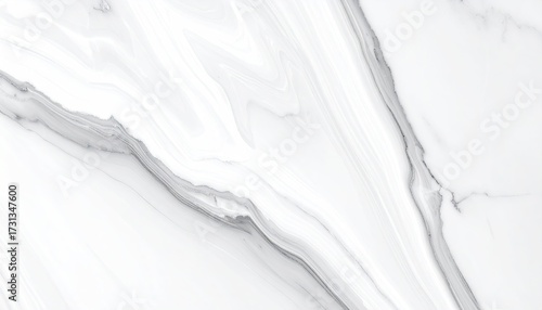 Close Up Abstract White Marble Texture with Gray Veins Elegant Pattern Background for Interior Design and Decorative Surfaces Smooth Stone Texture Detailed Surface