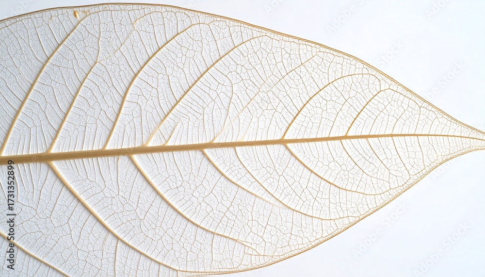 Fototapeta premium Delicate leaf veins