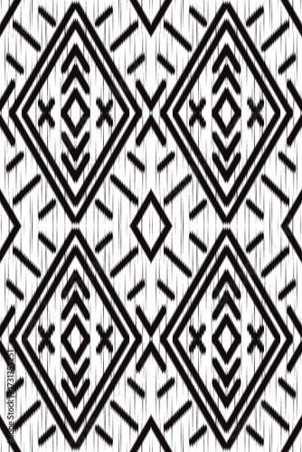 Abstract Ethnic Art, Ikat Seamless Patterns, Fabric Patterns, Fabric Patterns Consist of Delicate Lines, Folk Fabric Patterns, Covers, Folk Patterns, Wallpaper, Carpet Design, Prints, Wraps.