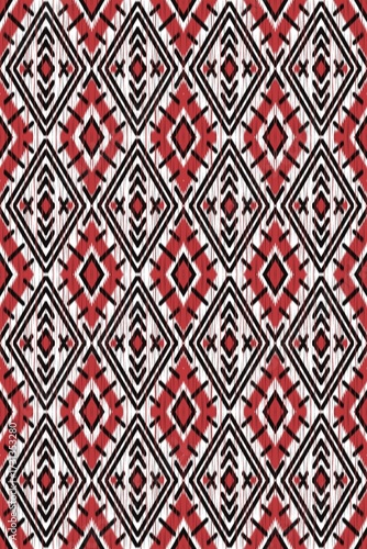 Abstract Ethnic Art, Ikat Seamless Patterns, Fabric Patterns, Fabric Patterns Consist of Delicate Lines, Folk Fabric Patterns, Covers, Folk Patterns, Wallpaper, Carpet Design, Prints, Wraps.