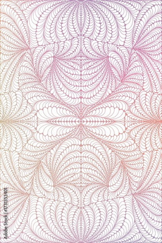 Abstract, scribbling, Doodle, lines of various colors forming an indeterminate shape to create an image, creating an image, multi-colored lines, print, patterns.