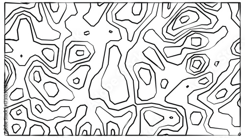 Abstract polygon scribble zigzag background in black and white. Geometric doodle style texture ideal for modern wallpapers. graphic design projects. trendy backdrops. and seamless pattern creations.