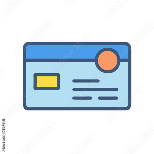 Free Download Simple business card design with primary brand color palette - GFXLoad