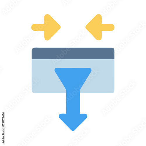 Data flow with two directional input and single output