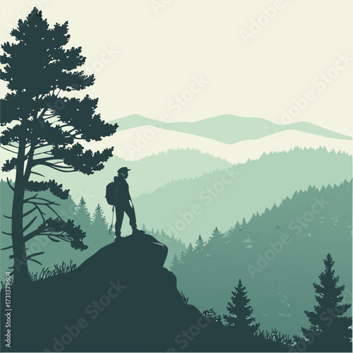 Solitude Above the Pines