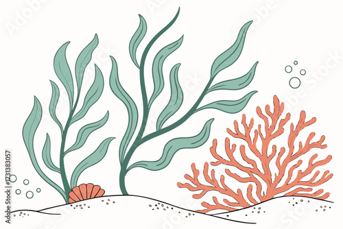 seaweed coral
