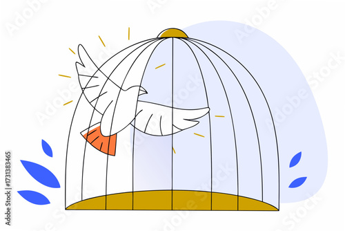 vector illustration of an umbrella