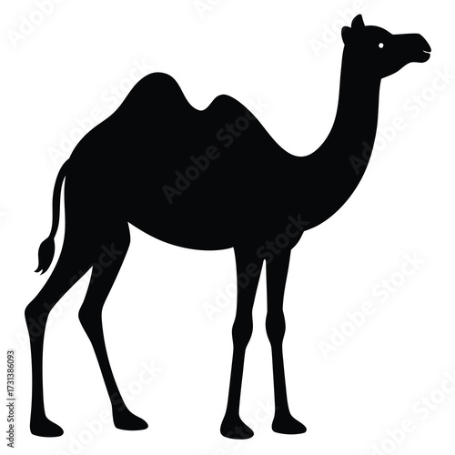 camel silhouette vector icon
