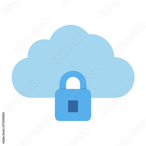 Secured cloud storage depicting data protection and privacy