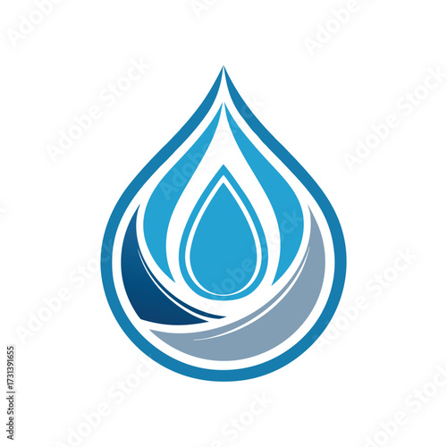 Water drop symbol