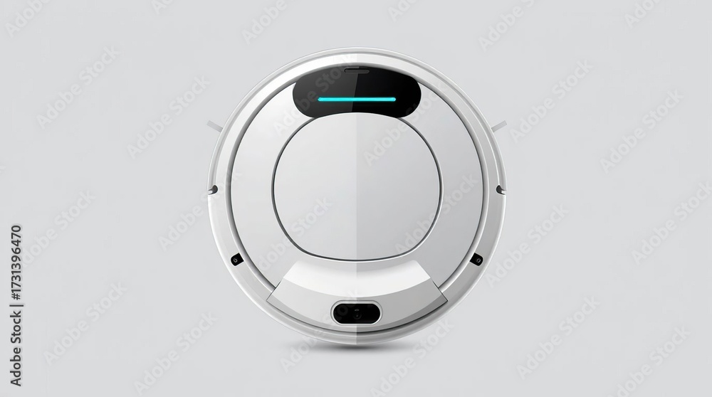 Fototapeta premium Smart Robot Vacuum Cleaner.