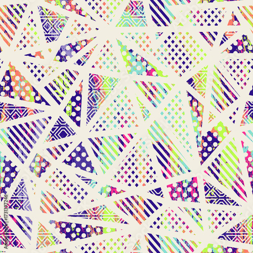 Fabric texture with grunge effect