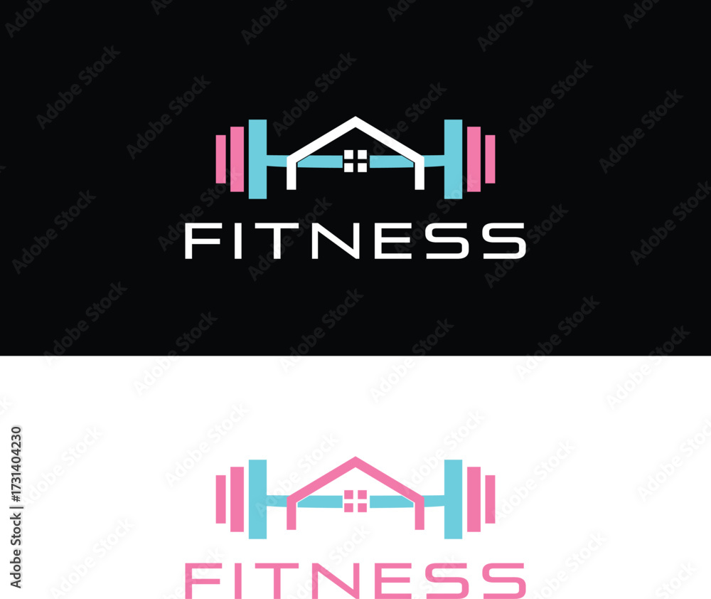 Fototapeta premium Fitness logo