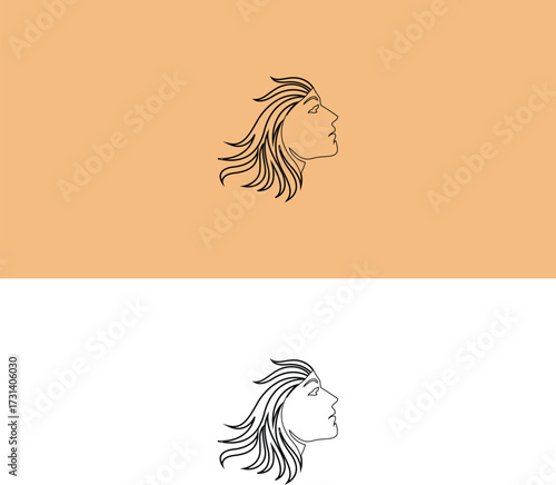 Beauty women world logo