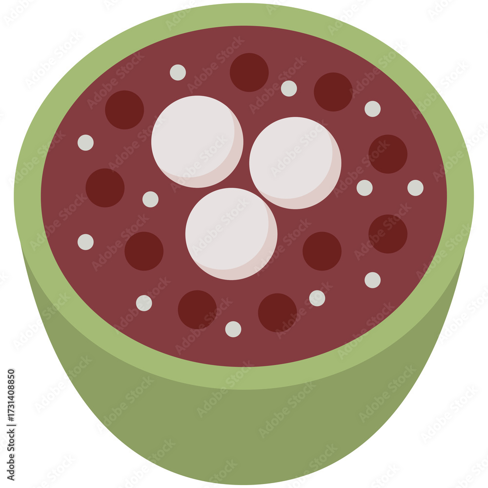 Obraz premium Red bean porridge