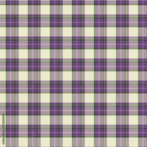 Seamless pink and blue plaid fabric texture pattern, a tartan textile design for wallpaper or cloth backdrop