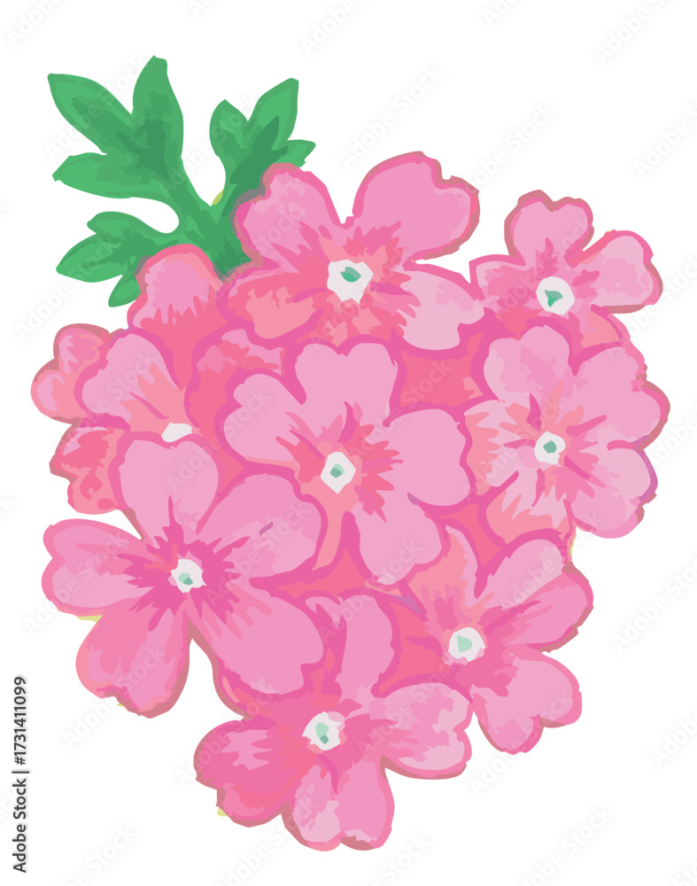 Fototapeta premium 植物のスケッチ素材。野の草花。ベクターイラスト素材。