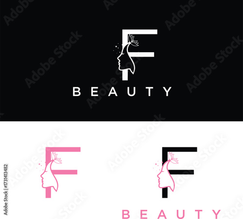 Beauty women world logo