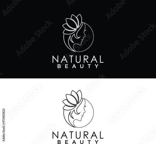 Beauty women world logo