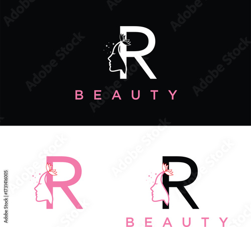 Beauty women world logo