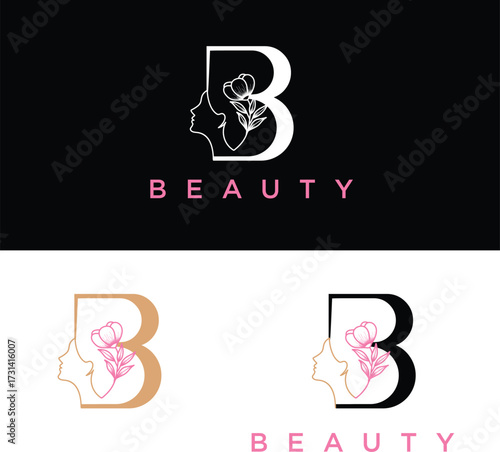 Beauty women world logo
