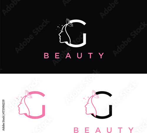 Beauty women world logo