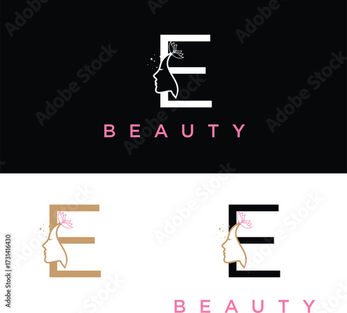 Beauty women world logo