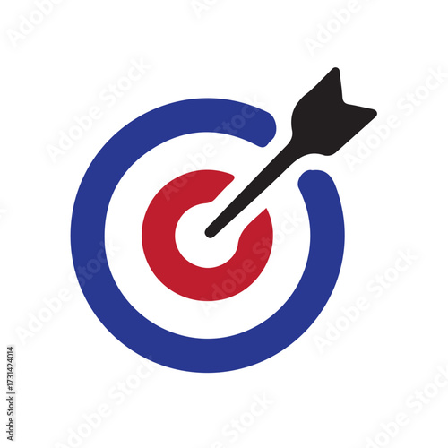 target icon, shooting target with bullet holes icon, vector illustration eps 10.