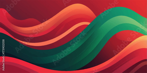 Abstract colorful rainbow pattern wave design vector illustration art backdrop