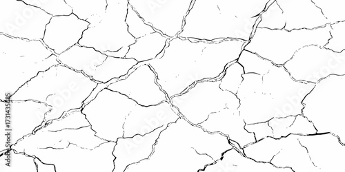 modern black and white scratch and cracks grunge texture dust and distressed wall pattern white background..