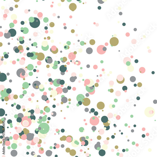 Light multicolor background, colorful vector texture with circles. Splash effect banner. Glitter silver dot abstract illustration with blurred drops of rain. Pattern for web page, banner,poster, card.