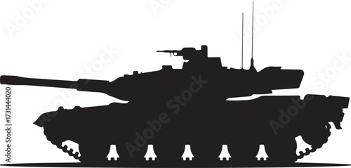 Military Tank Silhouette Bundle
