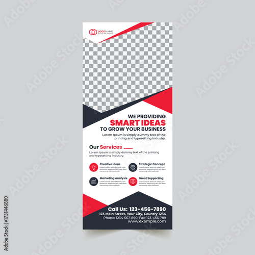 Promotional Smart Ideas Roll Up Banner Template