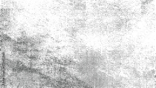 Gray textured background with vertical lines and scattered dots white
