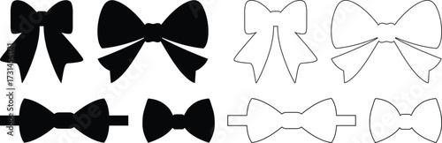 pick bow ties man isolated vector silhouette vector illustration.Tuxedo Guy.Man Wearing a Bow Tie Icon Square Button Set.Magician Icon Square Button Set.Groom Icon.Man in bowtie.Man Wearing a Bow Tie 