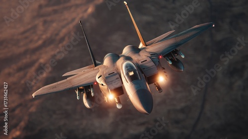 Wallpaper Mural Military jet flight Torontodigital.ca