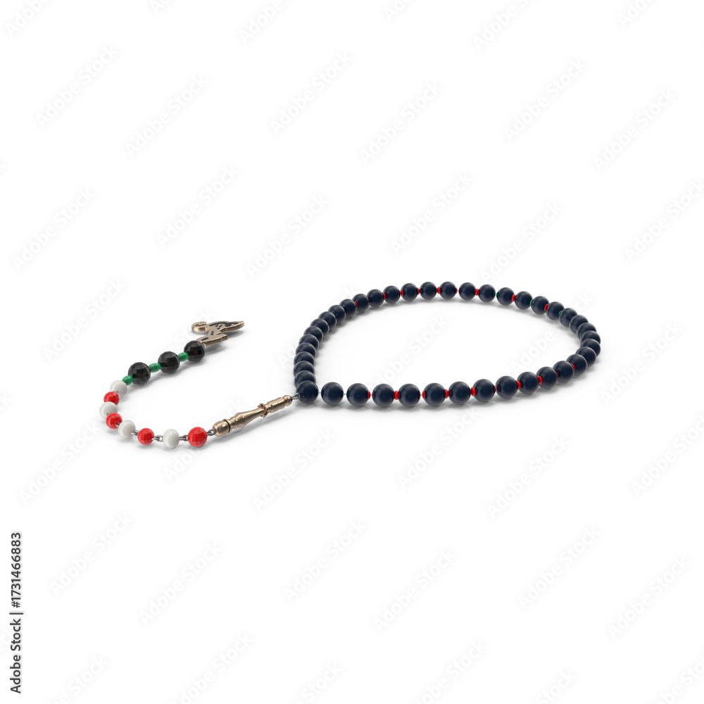 Obraz premium praying beads, isolated on transparent background, PNG