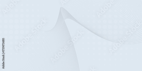 Abstract wave lines on white background whit doted. smooth modern nice good simple art illustrations
