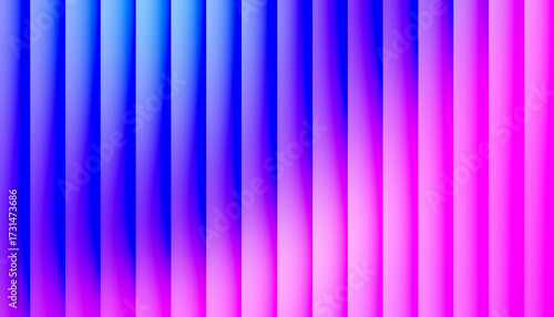 Fractal Glass Vertical Blue and Pink Gradient Stripes Abstract Background image photo