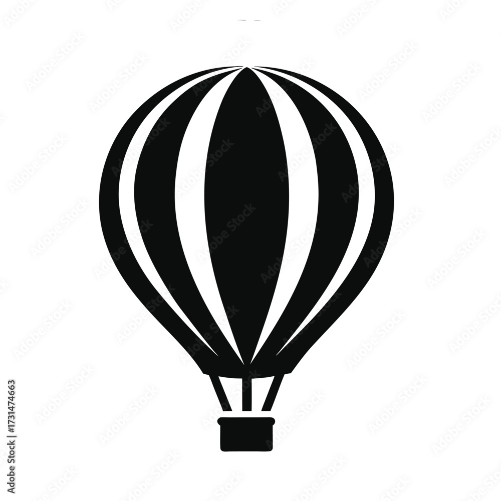 Fototapeta premium hot air balloon vector illustration