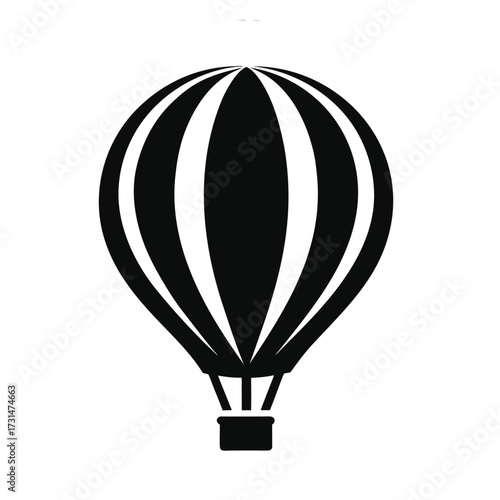hot air balloon vector illustration