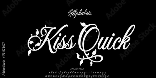 Best Alphabet Madison Street Calligraphy Signature Font lettering handwritten