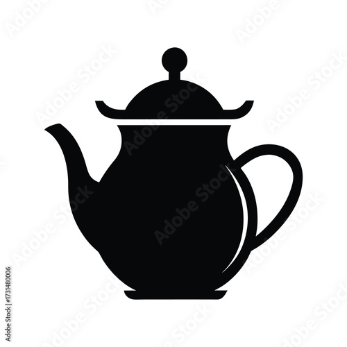teapot isolated on white