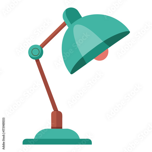 table lamp vector illustration on white background.eps