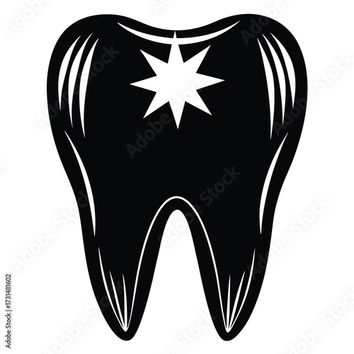 tooth vector illustration on white background (1).eps