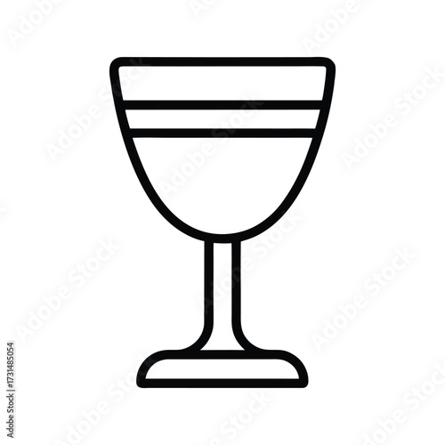 wine glass vector illustration
