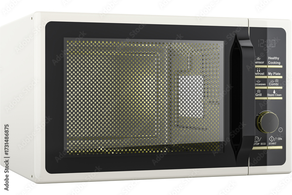 Obraz premium Microwave oven, microwave, transparent background