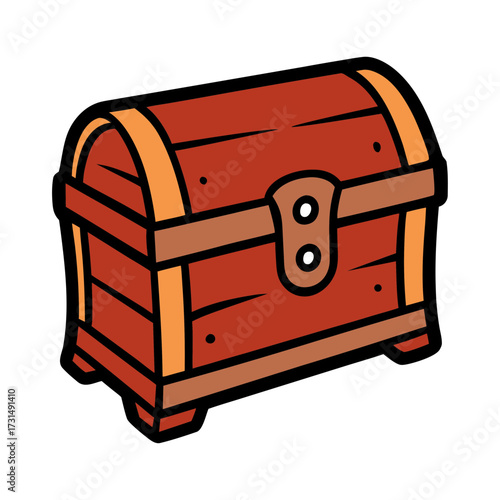 vintage wooden chest storage 
