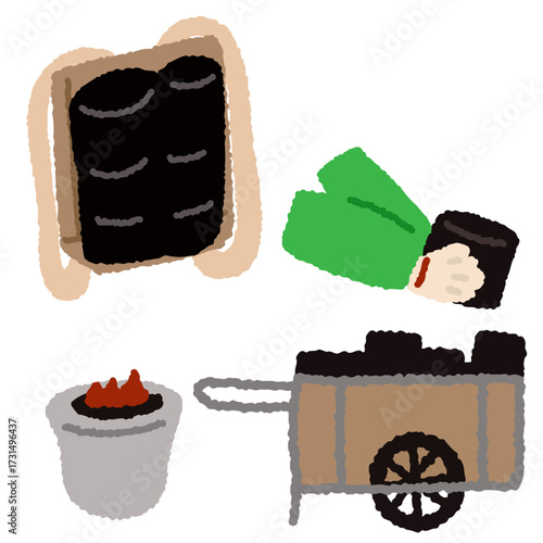 coal briquette